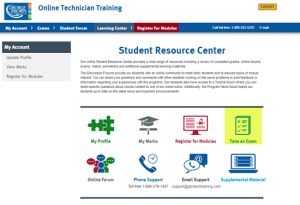 Student Resource Center Home Page